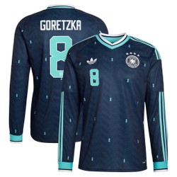 Camisa Seleção Alemanha Away 2026/27 Goretzka 8 - Manga longa