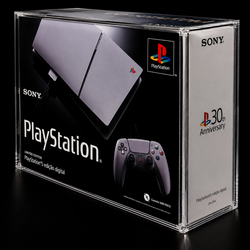 Case Acrílica Premium para PlayStation 5 Slim Edição 30 Anos