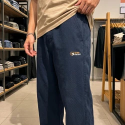 [Leve 4, Pague Só 2!] Calça Tarkus Masculina em Algodão de Alta Densidade de Corte Reto com Costura Dupla Lateral e Cós Ajustável