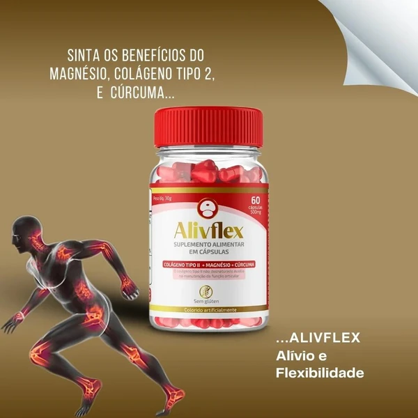 Alivflex - Kit com 2 Frascos de 60 Cápsulas