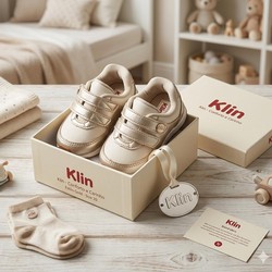 TENIS MINI WALK DOURADO/OFF WHITE KLIN 453059 