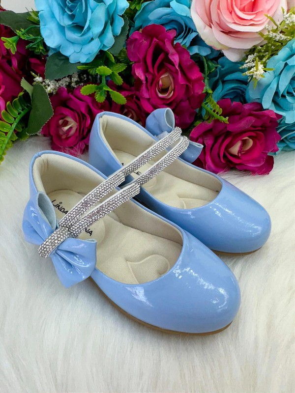 Sapatilha Flor Di MIla - Azul Claro
