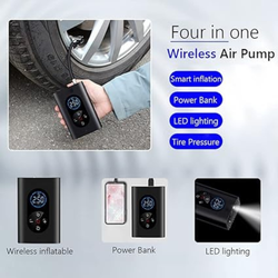 Inflador Elétrico Pump Wireless Portable Air