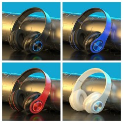 Fones de ouvido sem fio Bluetooth 5.0 com redução de ruído e luzes RGB multicoloridas -B39