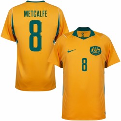 Camisa Seleção Austrália Home 2026/27 Metcalfe 8