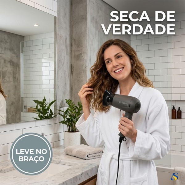 Secador Cadence Plié SEC190 Dobrável 1200W Bivolt 