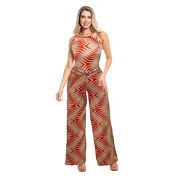 Macacão Pantalona Elegante Moda Feminina