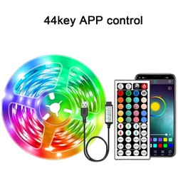 Luzes de tira led rgb 5m 10m 20m 30m luz da sala led com controle app fita flexível luces fita led para decoração do quarto