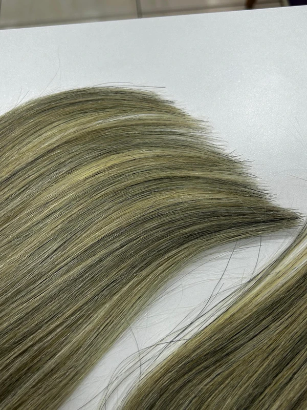Cabelo Vietnamita Loiro Mesclado 55cm - 100gr