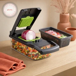 Cortador Ralador Legumes Frutas Multifuncional Cozinha 16 Pç