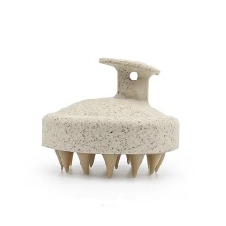 Escova de shampoo de silicone, escova de massagem corporal, banho, chuveiro, salão de cabeleireiro, ferramenta de massagem do couro cabeludo, pente de lavagem de cabelo, 1 peça