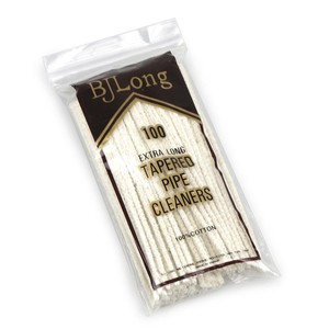 Limpador de Cachimbo de Algodão BJ Long Regular - Pacote com 100