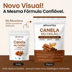 NoraVitta – Canela do Ceilão 7.200mg com Óleo MCT