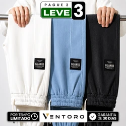 [Leve 3, Pague Só 2!] Calça Ares Térmica Masculina em Veludo Cotelê e Forro Peluciado de Isolamento e Modelagem Jogger