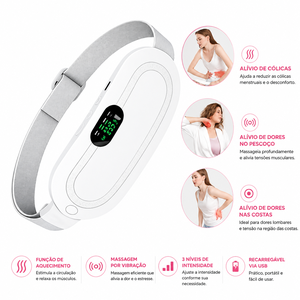 Massageador Elétrico para Alívio de Cólicas USB
