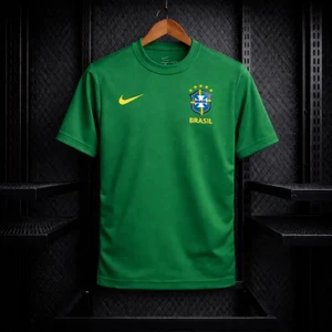 Camisa Brasil Torcedor Nike 2026 Verde Masculina