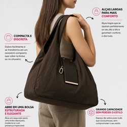 SalvaBag™ – Sacola Dobrável com Chaveiro que Cabe no Bolso