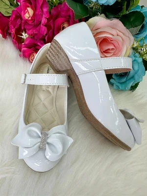 Sapatilha Flor Di Mila - Saltinho Branco