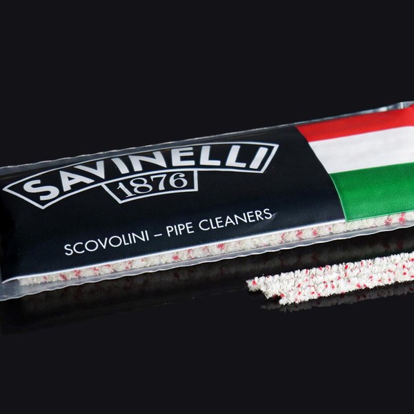 Limpador de Cachimbo de Algodão Savinelli Abrasives - Pacote com 50