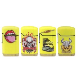Isqueiro Maçarico Firestar - Amarelo (Sortido)