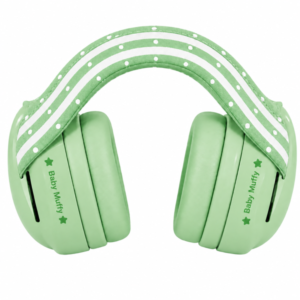 Abafador de Ruído Infantil para Bebes (Verde)