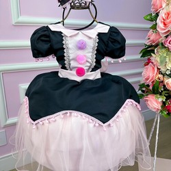 Vestido Fantasia Luxo - Mundo Bita Preto