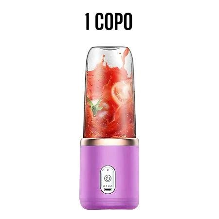 Mini Liquidificador Portátil prático e fácil de usar  - 400ml com 6 Lâminas 19% OFF — foto 13