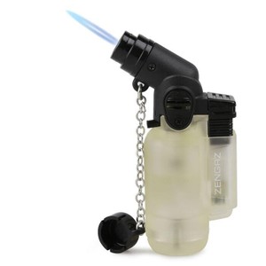 Isqueiro Maçarico Angle Jet Zengaz - Transparente (1 Chama)