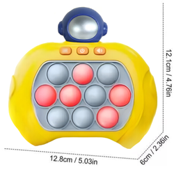 Minigame Pop-it jogo Machine game Fidget Toys (AMARELO)