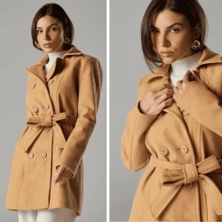 Casaco Feminino Lã Batida Alongado Milano Velour