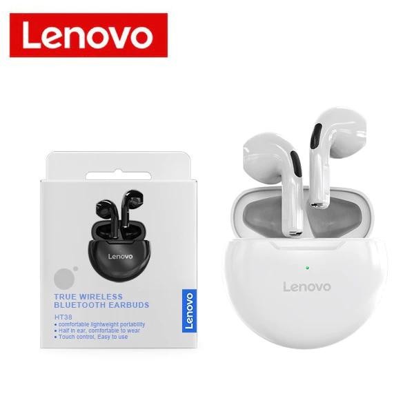 Fones De Ouvido Bluetooth Lenovo LP40Pro TWS Sem Fio Intra-Auriculares Estéreo Esportivos À Prova D'água Com Microfone Para Todos Os Telefones