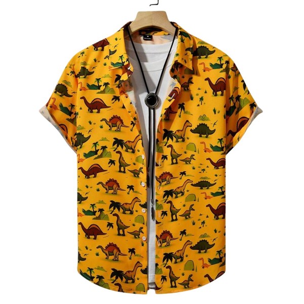Camisa Vinser Jurassic Amarelo