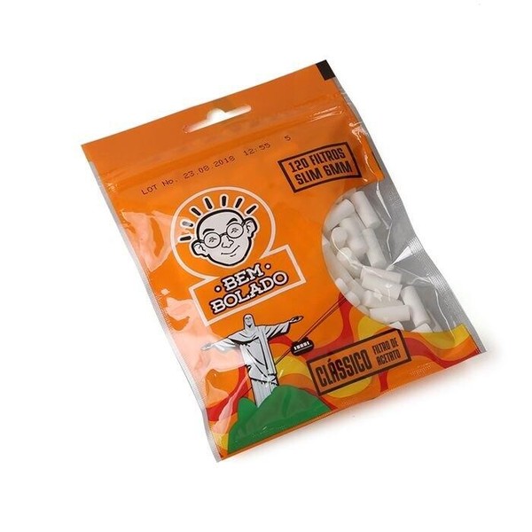 Filtro para Cigarro Bem Bolado Classico de 6mm (Pacote com 120)