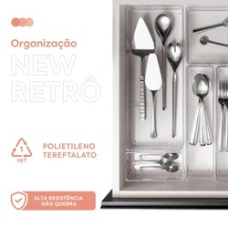 Conjunto de Organizadores Retangulares Coza New Retrô Modular 5 Peças