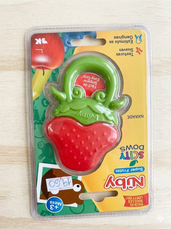 MORDEDOR FRUTAS NUBY MORANGO