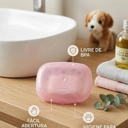 SABONETEIRA VIAGEM ROSA