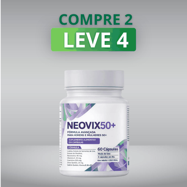 Neovix 50+ - 10% de Desconto no Pix + Frete Grátis