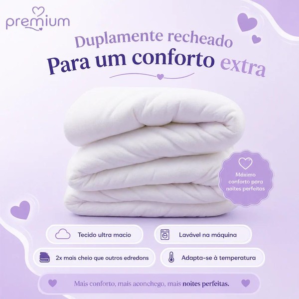 Promoção de inverno (Pague 1 Leve 2) Edredom Marshmallow 2 em 1 + Frete Grátis
