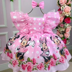 Vestido Temático - Minnie Rosa Claro