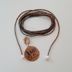 COLAR PONTAS DE PÉROLAS
