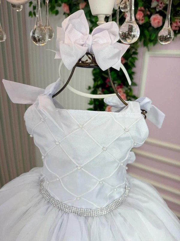 Vestido Elegância - Branco  