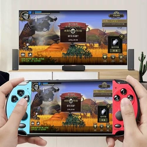 Console De Jogos Portátil X7 + de 1.000 jogos + Fone