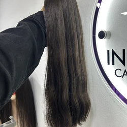 Cabelo Vietnamita Ondulado Natural Castanho claro - 55cm (100g)