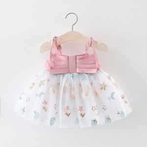 Vestido Tule Estrelinhas