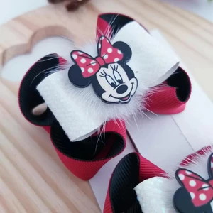 Par de Laço de Cabelo - Minnie 