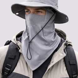 Chapéu Explorer UV40+ com Proteção Facial e de Pescoço