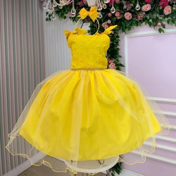 Vestido Luxo - Amarelo 