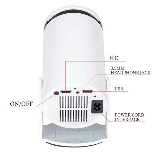 Projetor Inteligente HY300 PRO 4K Android 11 WiFi e Bluetooth