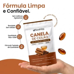 NoraVitta – Canela do Ceilão 7.200mg com Óleo MCT