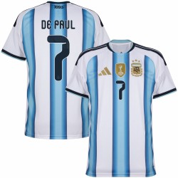 Camisa Seleção Argentina Home 2026/27 De Paul 7